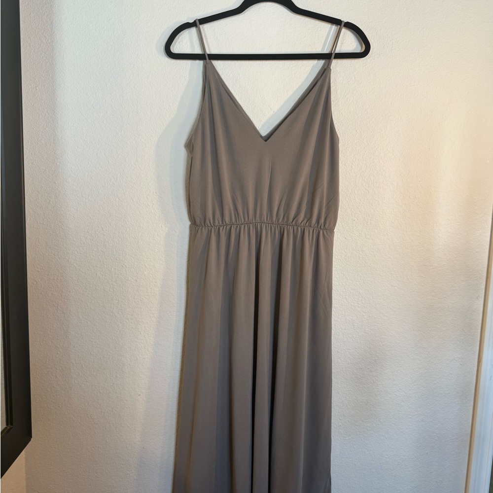 H&M Gray Maxi Dress Elegant and Versatile
